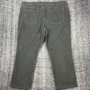 Duluth Trading Co Mens Corduroy Pants 48x30 (Actual W47xL29.5) Gray Straight Leg